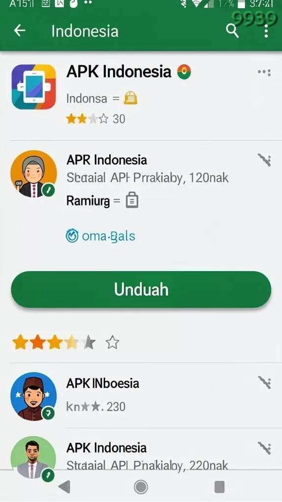 9939 Tangkapan Layar - APK Resmi